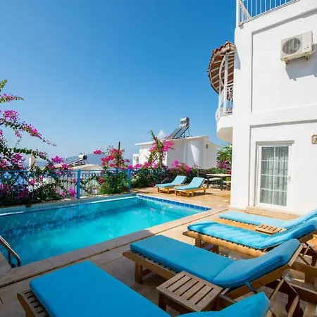 Vila Private Pool Sea View For 6 People In Antalya, Kas - Awz 132